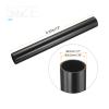 MECCANIXITY PVC Rigid Tube Round Pipe Tubing Hardware Tubing 1.39" ID 13" Length Black High Impact for Water Pipe,Crafts view 2
