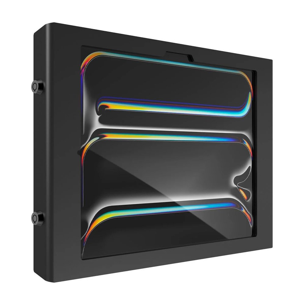 Compulocks iPad Pro M4 13 (2024) Apex Secured Enclosure Wall Mount for Secure Tablets, Durable Display Stand, Ideal for Retail, Kiosks, Home & Office - Black