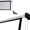 BIUBPW Office Projector Screen No Crease Home Theater 16:9 HD Movies Screen, White Polyester Projection Screen 40-60in Pull Down Projection Curtain(50inch-16:9) view 4