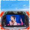 BIUBPW Car Small Projector Screen, 20in 30in 40in 50in Desktop Screen Mobile Projector Screen, Floor Standing Projection Screen Stand for Schools/Meeting(30inch-4:3) view 1