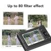 4K Digital Camera, 28X Digital Zoom 64MP Vlog Camera, 2.83 Inch Screen, Built in Fill Light, Support USB Data, 80 Retro Filters, Compact Travel Video Camera view 4