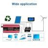 HYDTGZ Pure Sine Wave Inverter 3000W 2200W 1600W 1000W 12V/24V DC to 110V/220V AC Inverter with 1 Universal AC Outlets Solar Power Inverter,1600w,24V to 220V view 2
