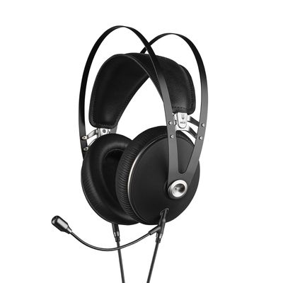 MEZE AUDIO | 99 NEO & Boom Mic Headset | Wired Over-Ear Headphones with Boom Microphone and Self Adjustable Headband | Closed-Back Headset for Gaming | Remote Work | Audiophiles