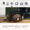 MEZE AUDIO | 99 Classics Walnut Silver & Boom Mic Headset | Wired Over-Ear Headphones with Boom Microphone and Self Adjustable Headband | Closed-Back Headset for Gaming | Remote Work | Audiophiles view 2