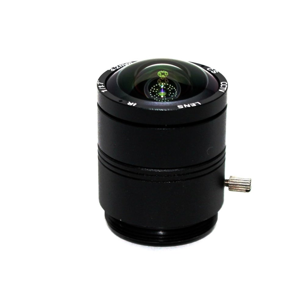 HD 4K 12MP CCTV Lens 3.2MM CS Mount 150 Degree Aperture F2.0 Format 1/1.7" Inch for Surveillance IP Box Cameras