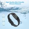2 Pack Compatible with Fitbit Inspire 3 Bands for Women Men, Soft Breathable Sports Adjustable Fitbit Inspire 3 Replacement Bands for Women Men (Small 5.5"-7.1", Starlight/Orange Yellow) view 2