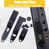 Kydex Belt Clip Knife Sheath Kit, Stainless Steel Kydex DIY Holster Kit, Knife Clips Replacement with Screws, Universal Metal Belt Clip for Knife Sheaths, IWB Holster Belt Clip (Large) view 2