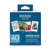Fujifilm Instax Mini Instant Film Variety Value Pack, 40 Exposures, With Slinger Instax Mini Film Photo Album, Smoky White view 4