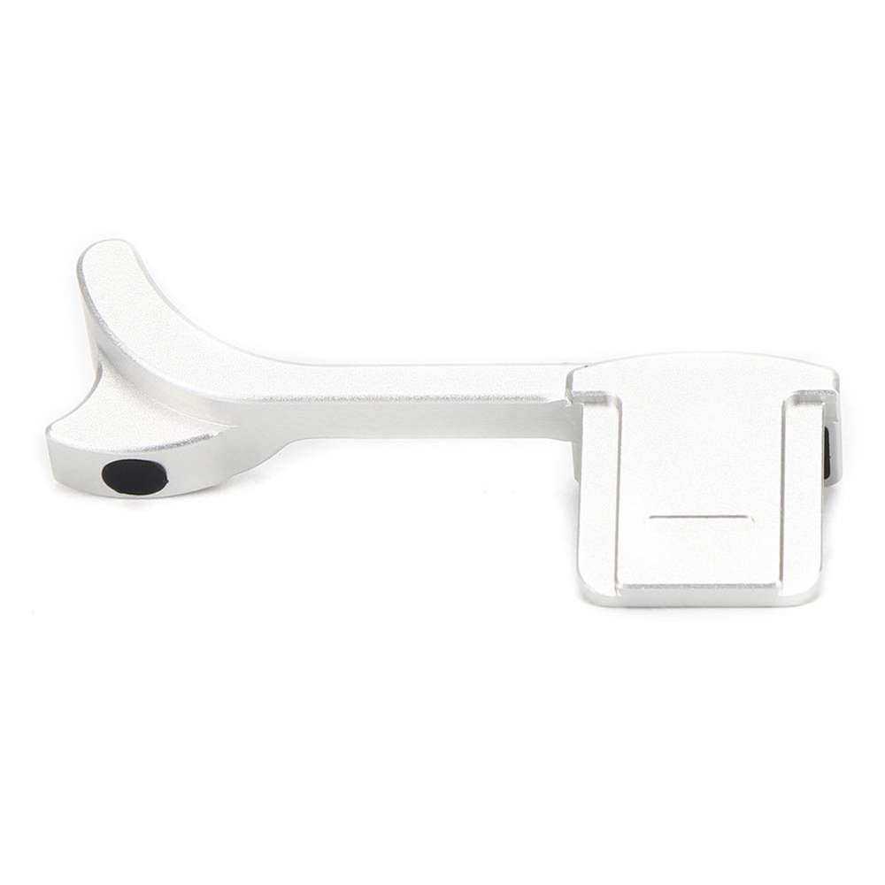 Zunate Thumb Rest for Camera, Professional Aluminium Alloy Silver Thumb Grip Finger Handle Camera Accessory for QQ2 Camera