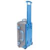 Pelican 1510 Replacement Trolley Set - Backplate, Telescoping Handle, L&R Wheel Assemblies - Blue view 1