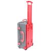 Pelican 1560 Replacement Trolley Set - Backplate, Telescoping Handle, L&R Wheel Assemblies - Red view 1