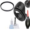 77MM UV Filter + Reversible Lens Hood for Nikon AF-S NIKKOR 85mm f/1.4G Lens view 1