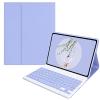 kaidisen Keyboard Case for Xiaomi Redmi Pad SE 11" Case with Detachable Keyboard Cute Color Keyboard Case,Light Purple view 1