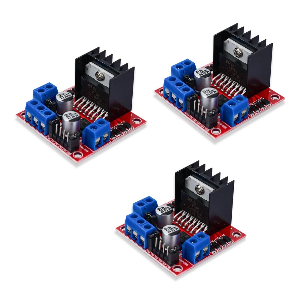 3 PCS L298N Motor Drive Controller Board Module DC Stepper for Arduino Smart Car Robot