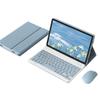 kaidisen Keyboard Case Mouse for Xiaomi Redmi Pad SE 11" Detachable Cute Color Keyboard Case with Bluetooth Mouse,Mist Blue view 1