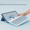 kaidisen Keyboard Case Mouse for Xiaomi Redmi Pad SE 11" Detachable Cute Color Keyboard Case with Bluetooth Mouse,Mist Blue view 2
