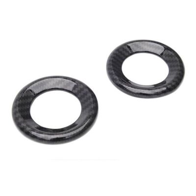 VNFEJEJR 2/4Pcs A Pillar Car Door Front Rear Speaker Panel Cover Trim Fit for CR-V 2017-2021 Door Audio Speaker Cover(2Pcs Front Carbon)