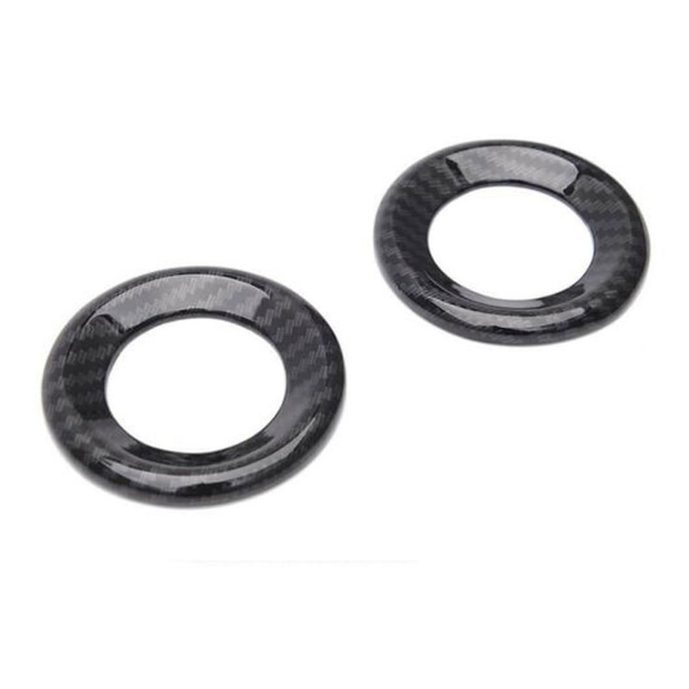 VNFEJEJR 2/4Pcs A Pillar Car Door Front Rear Speaker Panel Cover Trim Fit for CR-V 2017-2021 Door Audio Speaker Cover(2Pcs Front Carbon)