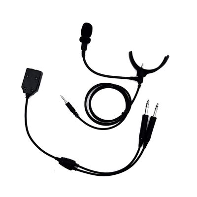 Crystal Mic Pro Typhoon with CM7A Microphone. Compatible with WH-1000XM4/3 Noise Cancelling Headphones. Transforms Your Headphone into ANR Aviation Headset.