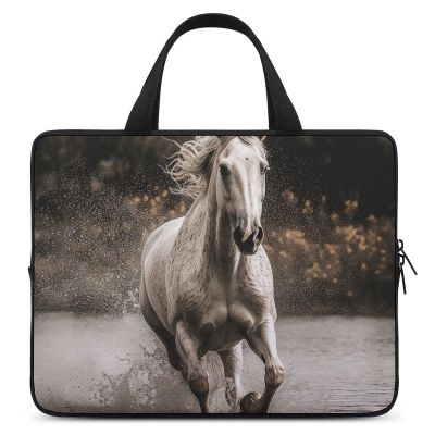 Laptop Bag Horse Running by The Water Computer Bag Laptop Sleeves Casual Briefcase for Women Men Universal 10-17 Inch 12inch