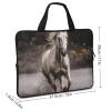 Laptop Bag Horse Running by The Water Computer Bag Laptop Sleeves Casual Briefcase for Women Men Universal 10-17 Inch 12inch view 3