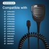 5 Pack RMN5052a RMN5052 Handheld Speaker Microphone XPR Mic Two Way Radio for Motorola XPR4300 XPR4350 XPR4380 XPR4550 XPR4580 XPR5350 XPR5550 XPR5550E XPR5580 XPR4500 Heavy Duty Speaker Mic view 4