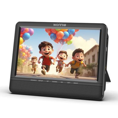 WONNIE 7.5" Single Portable DVD Player for Model W-612D (One Screen Only, No Accessories Included)