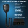 10 Pack RMN5052a RMN5052 Handheld Speaker Microphone XPR Mic Two Way Radio for Motorola XPR4300 XPR4350 XPR4380 XPR4550 XPR4580 XPR5350 XPR5550 XPR5550E XPR5580 XPR4500 Heavy Duty Speaker Mic view 2