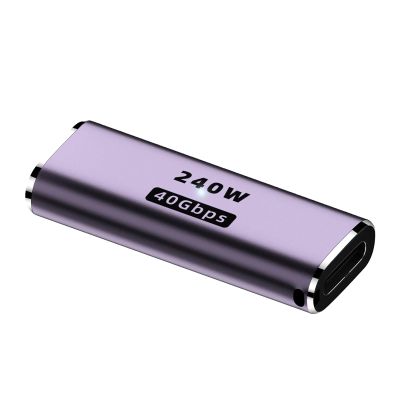 1PCS USB 4 Type C Female to Female Adapter USB C Coupler, 40Gbps Data Transfer and 8K@60Hz Video