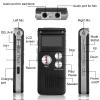 Tellegloww Ghost Hunting Equipment Paranormal Equipment for Ghost Hunting Digital EVP Voice Activated Recorder Rechargeable Recorder Device with Microphone, 8GB(Black) view 3