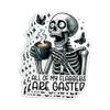 (3 Pcs) All of My Flabbers are Gasted Stickers, Funny Skeleton Meme Sticker, Dark Humor 2" Waterproof Die-Cut Vinyl Sticker for Kindle Laptop Water Bottles, Phone Gifts 2 Inches view 1