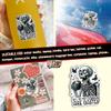 (3 Pcs) All of My Flabbers are Gasted Stickers, Funny Skeleton Meme Sticker, Dark Humor 2" Waterproof Die-Cut Vinyl Sticker for Kindle Laptop Water Bottles, Phone Gifts 2 Inches view 2