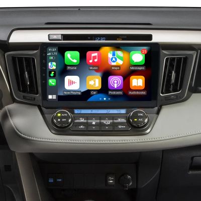 4GB + 64GB Radio for Toyota RAV4 2013-2018 Car Stereo 10.1 inch Touch Screen Wireless Carplay & Android Auto 8 Core Head Unit Bluetooth Backup Camera RDS FM WiFi GPS Navigation