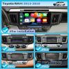 4GB + 64GB Radio for Toyota RAV4 2013-2018 Car Stereo 10.1 inch Touch Screen Wireless Carplay & Android Auto 8 Core Head Unit Bluetooth Backup Camera RDS FM WiFi GPS Navigation view 2