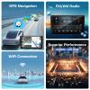 4GB + 64GB Radio for Toyota RAV4 2013-2018 Car Stereo 10.1 inch Touch Screen Wireless Carplay & Android Auto 8 Core Head Unit Bluetooth Backup Camera RDS FM WiFi GPS Navigation view 4