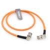 SZRMCC 12G HD SDI Video Cable Right Angle BNC Male to Male Connectors 4K Coaxial Cable LV-61S 75 ohm for ARRI RED Camera Monitor Blackmagic HyperDeck (2m) view 4