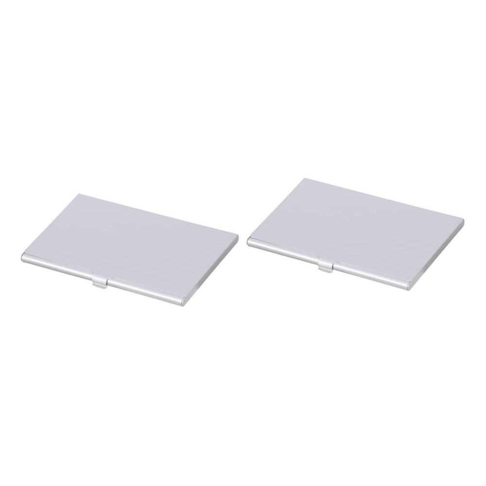 FONDOTIN 2 Pcs Aluminum Cell Phone Belt Holder Compact Sim Card Storage Box for Home Shop