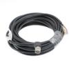 Alvin's Cables Hirose 12 Pin Female HR10A-10P-12S Right Angle to Open End Shielded I/O Shielded Cable for Sony CCD| Basler Gige| AVT GIGE Industrial Camera 10M| 32.8ft view 4