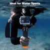 AKASO EK7000 Pro 4K30 Action Camera with Touch Screen EIS 131FT Waterproof Underwater Camera 5X Zoom Remote Control with Waterproof Floating Hand Grip Bundle and Carrying Case Accessories Kit Bundle view 4