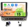 2+64GB Android Car Stereo for Chevrolet Chevy Camaro 2010-2015 Wireless Carplay Android Auto, 9 Inch Touchscreen Car Radio GPS Navi WiFi Bluetooth Backup Camera FM RDS Radio EQ SWC view 1