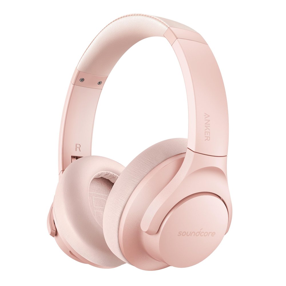 Soundcore Life Q20 Hybrid Active Noise Cancelling Headphones, Wireless Over Ear Bluetooth Headphones, 60H Playtime, Hi-Res Audio, Deep Bass, Memory Foam Ear Cups, for Travel, Home Office (Renewed)