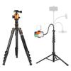 VICTIV 86" Tall Flexible Phone Tripod with Gooseneck, 82" Professional Aluminum Camera Tripod & Monopod for Camera DSLR view 1
