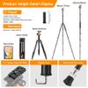 VICTIV 86" Tall Flexible Phone Tripod with Gooseneck, 82" Professional Aluminum Camera Tripod & Monopod for Camera DSLR view 2
