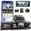 AZDOME M550 Max 4K 3 Channel Dash Cam with AZDOME 256GB TF Card view 2