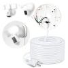 25ft Power Cable and Plug-in Mount for Floodlight Cams Compatible with Floodlight Cam Wired Pro/Plus, Blink Wired Floodlight Camera, Electrical Box with Weatherproof Cable -(2in1 Mount and Cord Set) view 1