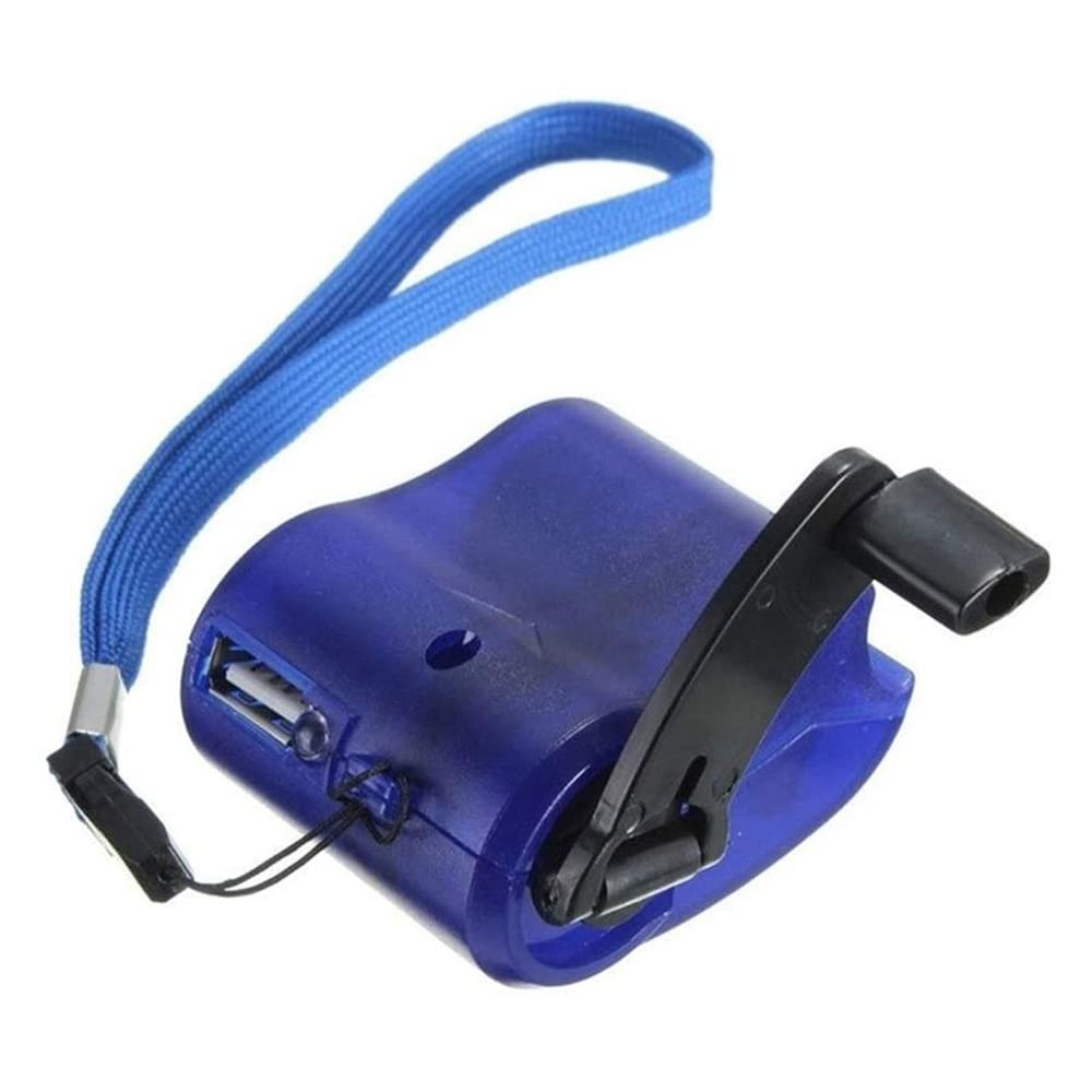 USB Hand Crank Phone Emergency Charger,Portable Mobile Phone Charger,Outdoor Manual Power Supply,LED lamp Bead,for Both Indication and Emergency Lighting