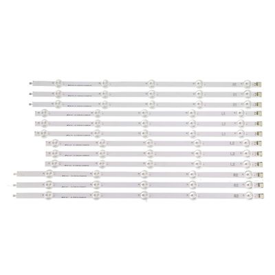 UFDIPLMY 12Pcs/1Set LED Backlight Strip Compatible with LG 50" ROW2.1 REV 0.4 50LN575S 50LN5200 50LN5100 50LN5600 50LA6230 50LN5700 50LA6210 LC500D
