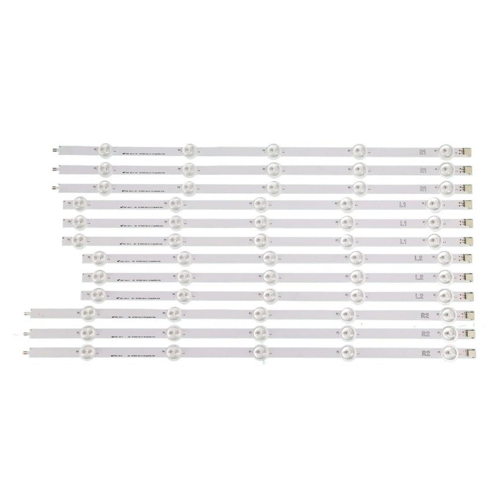 UFDIPLMY 12Pcs/1Set LED Backlight Strip Compatible with LG 50" ROW2.1 REV 0.4 50LN575S 50LN5200 50LN5100 50LN5600 50LA6230 50LN5700 50LA6210 LC500D