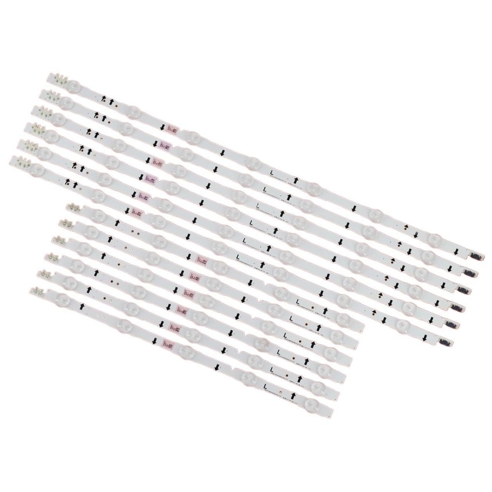 UFDIPLMY 12pcs LED Strip Compatible with Samsung UA50J5500 UN50H6350 UN50H6300 UN50J5300 UN50J5300AG UN50J5500 UN50J5500AG D4GE-500DCA-R2 R1 500DCB