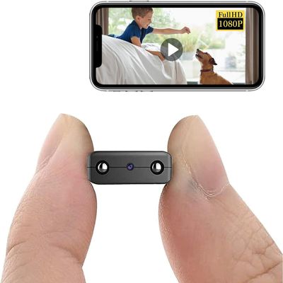 Smallest Wireless WiFi Camera,HD1080P Remote Security Camera,Portable Surveillance with Video Recording Live Feed Night Vision,AI Human Motion Detection,Remote Viewing for Camera with V380PRO APP